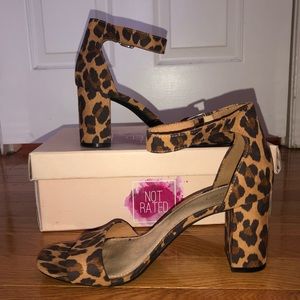 Cheetah Print Old Navy Heels
